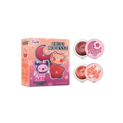 Set Rude Cosmetics: Chibi Mousse, Lip & Cheek Balm 2-In-1, Tada!, 4 g