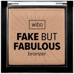 Wibo, Fake But Fabulous, Mat, Pudră compactă bronzantă, 02, Castană, 9 g