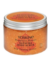 Yoskine, Happiness Rituals, Satsuma, Decojire, Exfoliant pentru corp, 300 ml