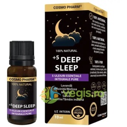 +5 Deep Sleep (5 Uleiuri Esentiale Integrale Pure) 10ml