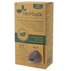 Biomagic, Biomagic, Keratin & Argan Oil, Permanent Hair Dye, 9.11 , 250 ml *Tester