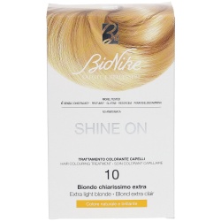BioNike, Shine On, Vopsea permanentă de păr, 10 Extra Light Blonde, 145 ml