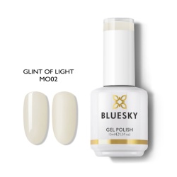 Bluesky, Bluesky, Glossy Shine Finish, Semi-Permanent Nail Polish, Glint Of Light, 15 ml