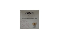 CBN, Source Beaute, Finisaj satinat, Fundație compactă, 1, 10 g