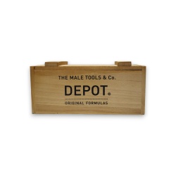 Depot, Expo, Cutie de lemn goală, Maro deschis, 36 x 25 x 20 cm
