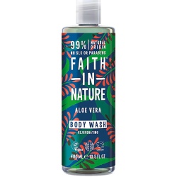 Faith In Nature, Aloe Vera, Reîntineritor, Gel de duș, 400 ml