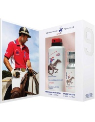 Gift Set Beverly Hills Polo Club: 1982 - Sport 8, Eau De Toilette, For Men, 50 ml