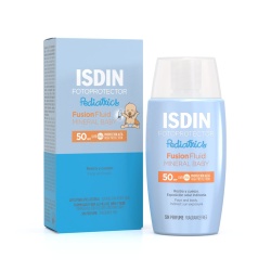 Isdin, Fotoprotector Pediatrics, Sunscreen Fluid, For Face & Body, High protection SPF 50, broad-spectrum UVA/UVB resistance., 50 ml