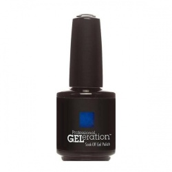 Jessica, GELeration Colours, Semi-Permanent Nail Polish, GEL-985, Blue Lagoon, 15 ml