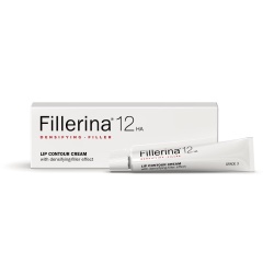 Labo, Fillerina 12HA Densifying Filler Grade 3, Hidratează și întărește, Smântână, Pentru conturul buzelor, 15 ml