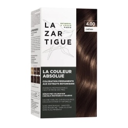 Lazartigue, La Couleur Absolue, Vopsea permanentă de păr, 4.00 Chocolate Chestnut, 143 ml