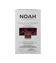 Noah, Permanent Hair Colour, Vopsea permanentă de păr, 6.66 Intense Red, 140 ml