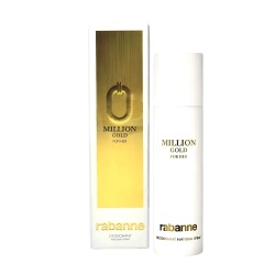 Paco Rabanne, Million Gold, Deodorant spray, Pentru femei, 150 ml