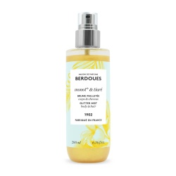 Parfums Berdoues, Monoi & Tiare, Glittery, Apă parfumată, Pentru păr și corp, 200 ml