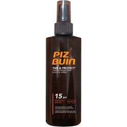 Piz Buin, Tan & Protect, Accelerează bronzarea naturală, Ulei de bronzat, SPF15, 150 ml