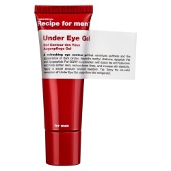 Recipe For Men, Under Eye Gel, 100% vegan, Minimizes puffiness, Morning and evening, Eye Gel, 25 ml