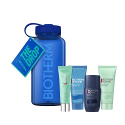 Set Biotherm: Aquafitness, Shower Gel, 40 ml + Day Control, 72h Protection, Deodorant Roll-On, For Men, 75 ml + Aquapower, Eliminates Impurities, Cleansing Gel, For Face, 40 ml + Aquapower, Hydrating, Daily, Gel, For Face, 30 ml + Biotherm, Water…