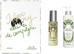 Set Sisley: Eau De Champagne, Moisturizing, Shower Gel, All Skin Types, 250 ml + Eau De Champagne, Eau De Toilette, For Women, 100 ml