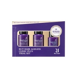 Trial kit coreean, Travel Size tratament impotriva incaruntirii si caderii parului, Ageless Clinic, 3 bucati, Rut Hair, 80 ml
