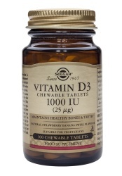 Vitamin D-3 1000 IU chewable 100 tablete