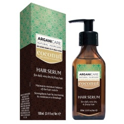Arganicare, Coconut, Ser pentru păr, Strengthening & Nourishing, 100 ml