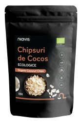 Chipsuri de Cocos RAW Ecologice 125g