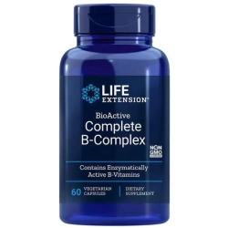 Complex de Vitamine B, Life Extension BioActive Complete B-Complex - 60 capsule (30 doze)