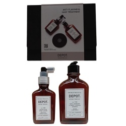Consumer Kit C Set Depot: 100 Hair Cleansing No. 102, Botanical Complex, Hair Shampoo, Anti-Dandruff & Sebum Control, 250 ml + 200 Hair Treatments No. 208, Botanical Complex, Leave-In Scalp Treatment Lotion, For Detoxing, 100 ml