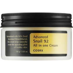 Cosrx, Advanced Snail 92, Extract de melc, Hidratant și nutritiv, Cremă, Pentru față, 100 ml