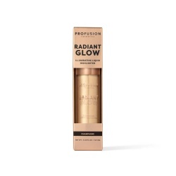 Highlighter lichid Radiant Glow, nuanta Champagne, Profusion Cosmetics, 14.5 ml