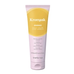 Inebrya, Kromask, Mască cremă de colorare a părului, Hrănitor, Yellow, 250 ml