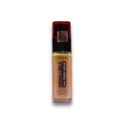 L'Oreal Paris, Infaillible 24h Fresh Wear, All-Day Wear, Liquid Foundation, 300, Amber, SPF 25, 30 ml