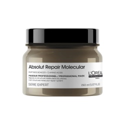 L'Oreal Professionnel, Serie Expert Absolut Repair Molecular, Mască cremă pentru tratamentul părului, Pentru reparații, 150 ml