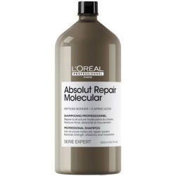 L'Oreal Professionnel, Serie Expert Absolut Repair Molecular, Șampon pentru păr, Reparație, 1500 ml