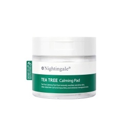 Nightingale, Tea Tree, Exfoliating & Soothing, Discuri de curățare, 60 buc