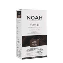 Noah, Permanent Hair Colour, Vopsea permanentă de păr, 4.06 Brown Chestnut, 140 ml