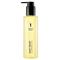Numbuzin, No.1 Easy Peasy, Curățare și purificare, Ulei de curățare, Pentru față, 200 ml