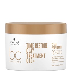 Schwarzkopf Professional, Bonacure Time Restore, Q10, Mască de tratament pentru păr cu argilă