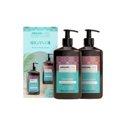 Set Arganicare: Argan Oil & Shea Butter, Hair Shampoo, Repairing & Moisturising, 400 ml