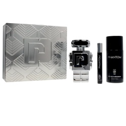 Set Paco Rabanne: Phantom, Eau De Toilette, For Men, 100 ml + Phantom, Eau De Toilette, For Men, 10 ml + Phantom, Deodorant Spray, For Women, 150 ml