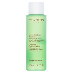Clarins, Purifying, Fără alcool, Curățare, Loțiune tonică, Pentru față, 200 ml