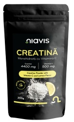 Creatina Monohidrata cu Vitamina C - Gust de Lamaie 200g