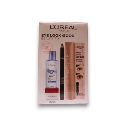Eye Look Good Beauty Fix Set L'Oreal Paris: L'Oreal Paris, Cleansing, Micellar Water, For All Skin Types, 95 ml + Paradise Extatic, Volumizing, Mascara, Black, 6.4 ml + Le Khol By Superliner, Kohl Eyeliner, 101, Midnight Black, 1.2 g + Revitalift,…