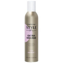 Inebrya, Style-In, Spumă de coafat, Fixing, Fixare extra puternică, 400 ml
