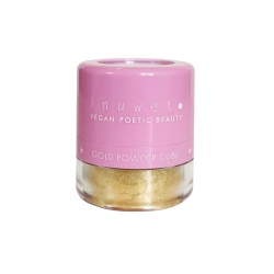 Inuwet, Gold Powder Cube, Vegan, Glow & Illuminating, Pudră iluminatoare liberă, 3.5 g