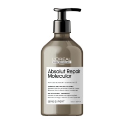L'Oreal Professionnel, Serie Expert Absolut Repair Molecular, Șampon pentru păr, Reparație, 500 ml