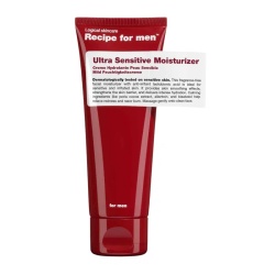 Recipe For Men, Ultra Sensitive, Moisturising, Cream, For Face, 75 ml