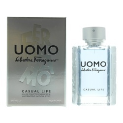 Salvatore Ferragamo, Uomo Casual Life, Eau De Toilette, For Men, 100 ml