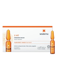 Sesderma, C-Vit, Brightening & Illuminating, Zi & Noapte, Ser tratament în fiole, For Dullnes, Loss