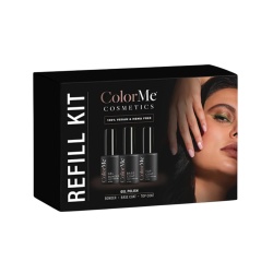 Set ColorMe Cosmetics: ColorMe, Gel, Semi-Permanent Nail Polish, 10 ml